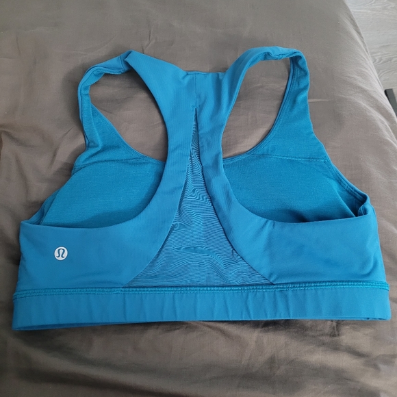 Lululemon Invigorate Bra Size 10 Blue - Picture 5 of 5